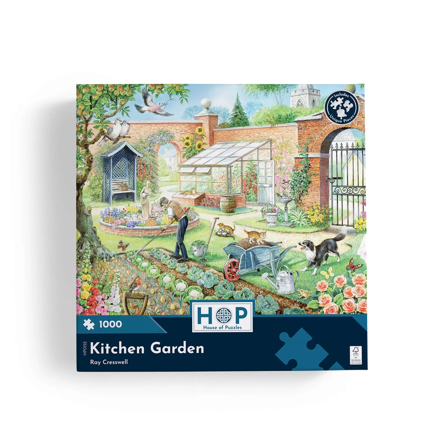 House of Puzzle Kitchen Garden puslespil 1000 brikker have