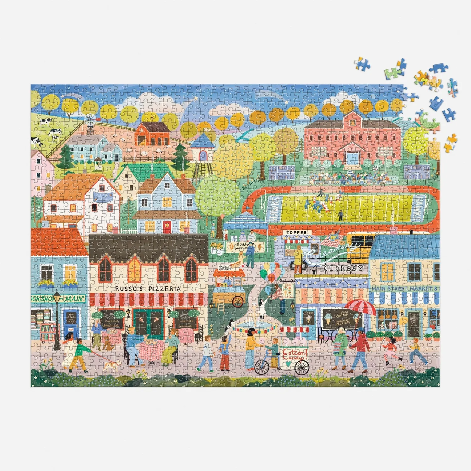 Good Puzzle Co. Elisabeth Dorrian Hometown Cheer puslespil 1000 brikker by