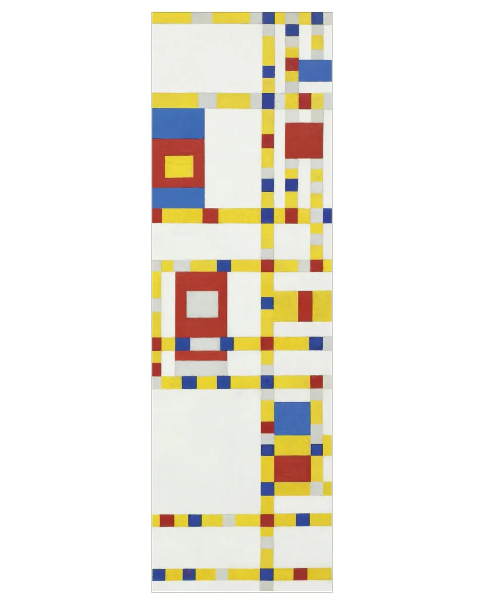 Pomegranate Mondrian Broadway Boogie Woogie bogmærke abstrakt