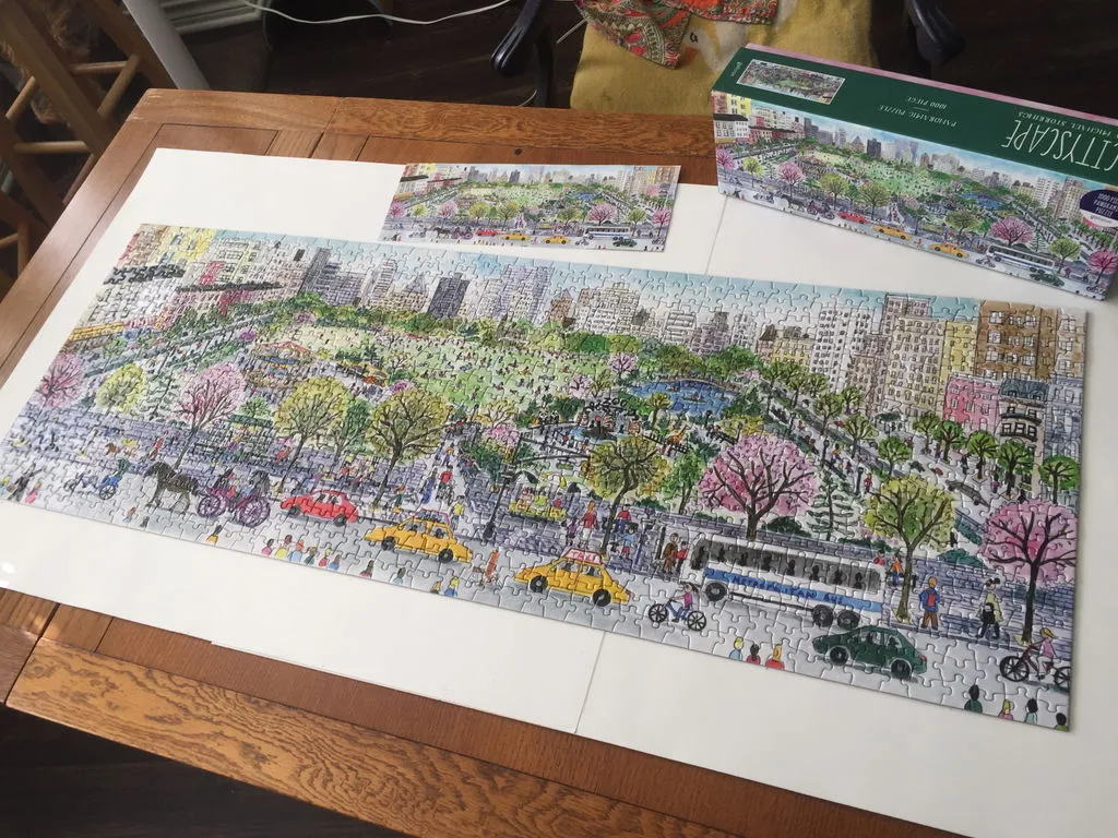 Galison Michael Storrings Cityscape panoramapuslespil 1000 brikker