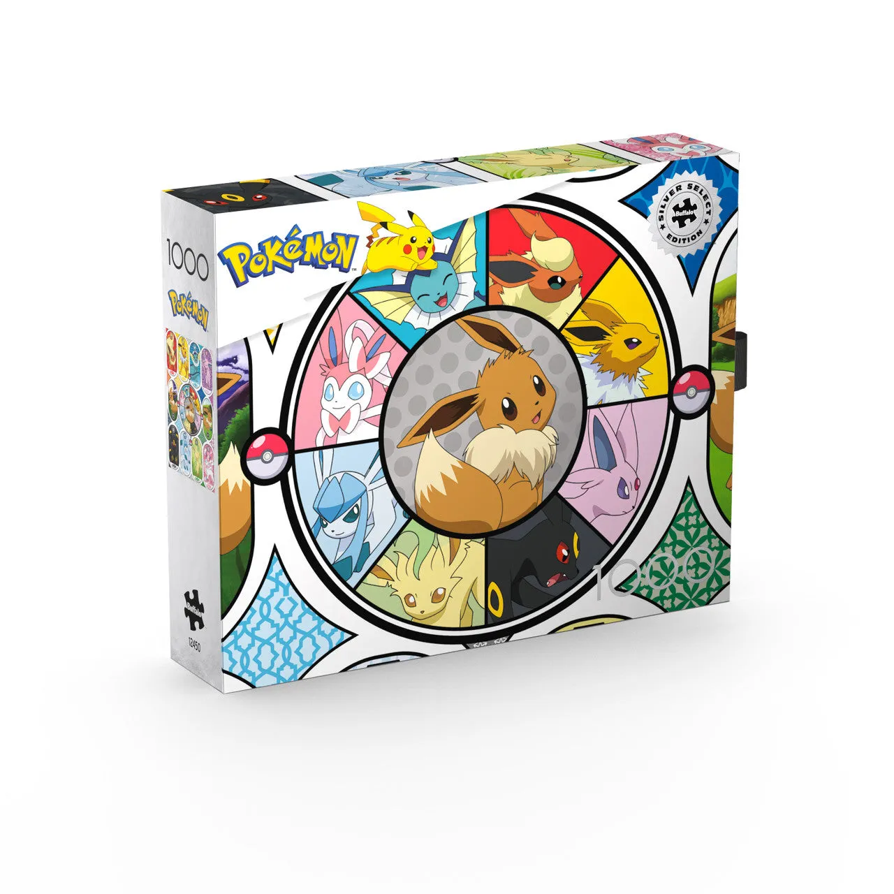 Buffalo Games Silver Select Pokémon Eevee puslespil 1000 brikker vinduer