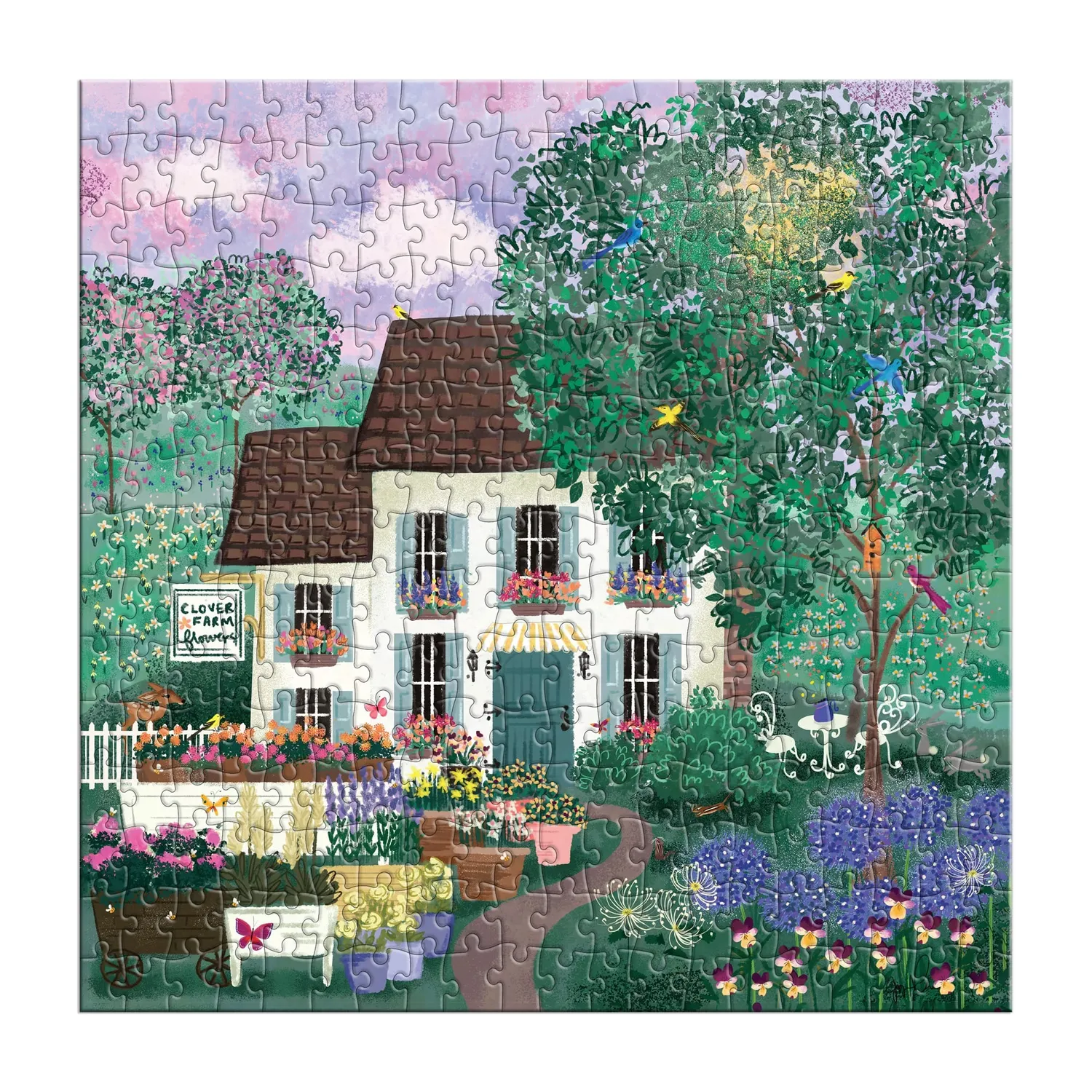 Good Puzzle Co. Joy Laforme Garden Path puslespil 300 brikker have