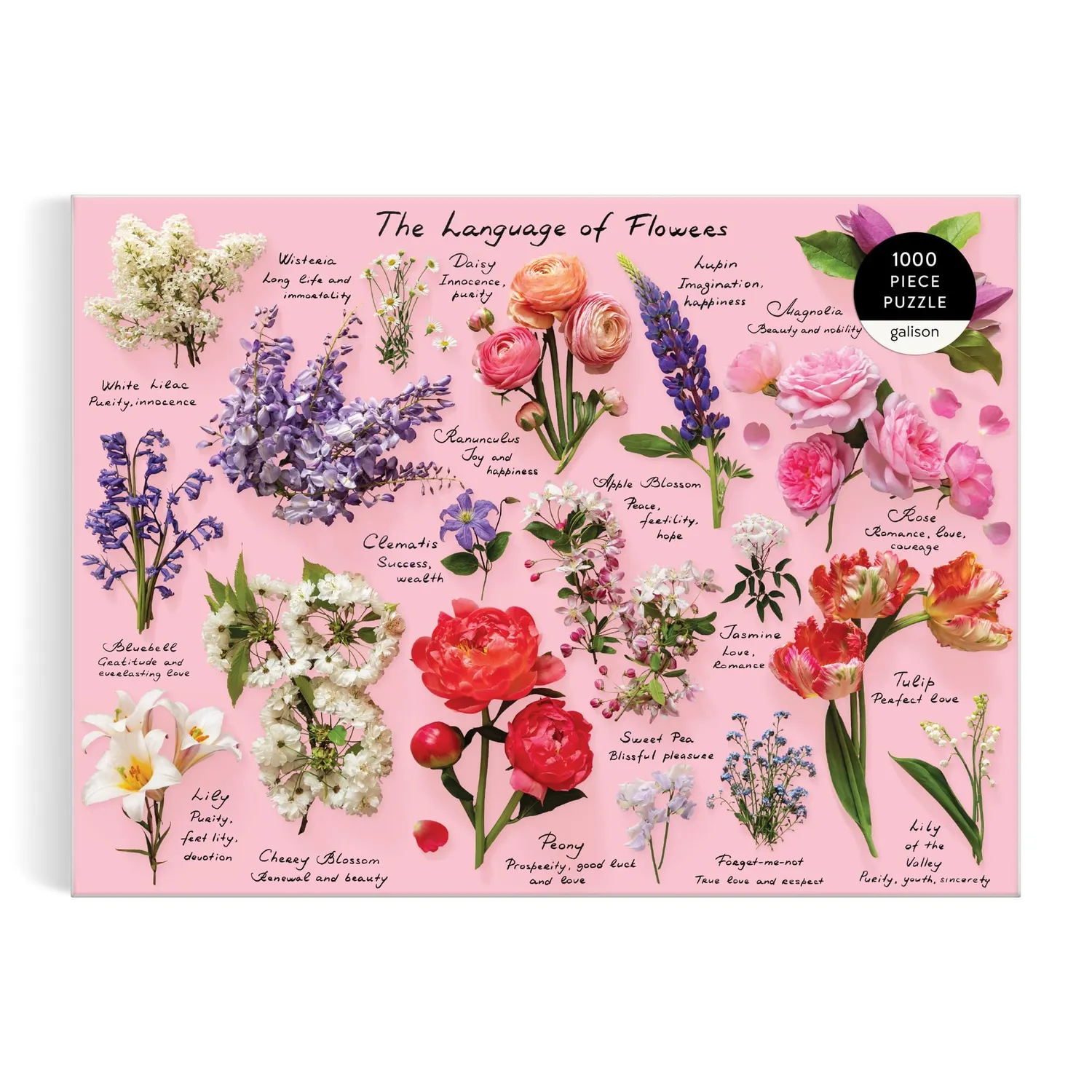 Good Puzzle Co. Language of Flowers puslespil 1000 blomster