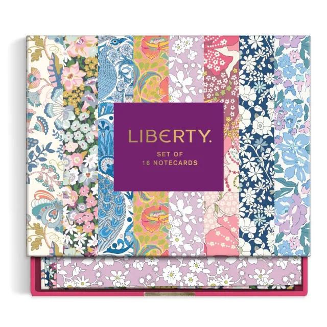 Galison Liberty Floral kort sæt 16 stk blomster