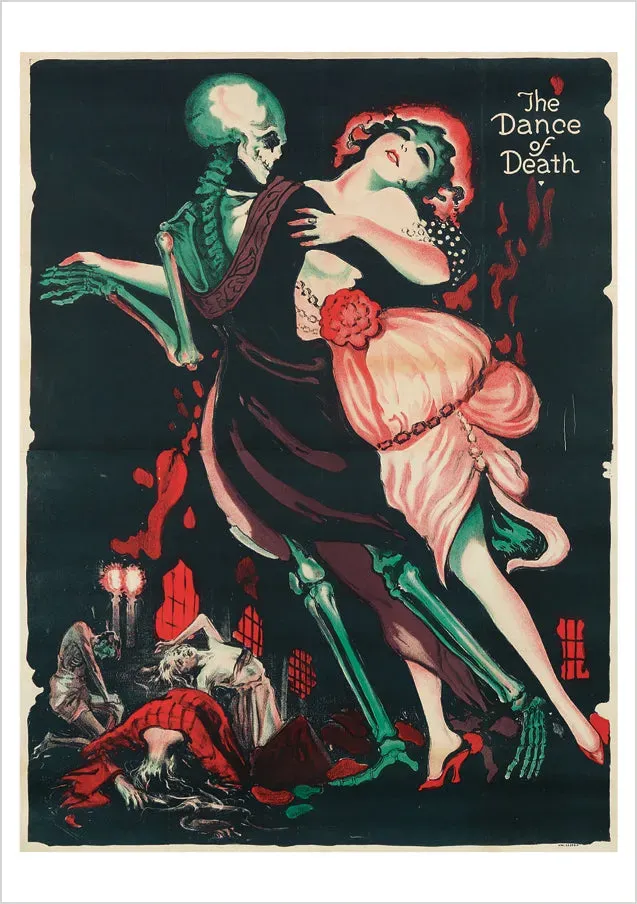 Pomegranate Josef Fenneker Dance of Death postkort 1919