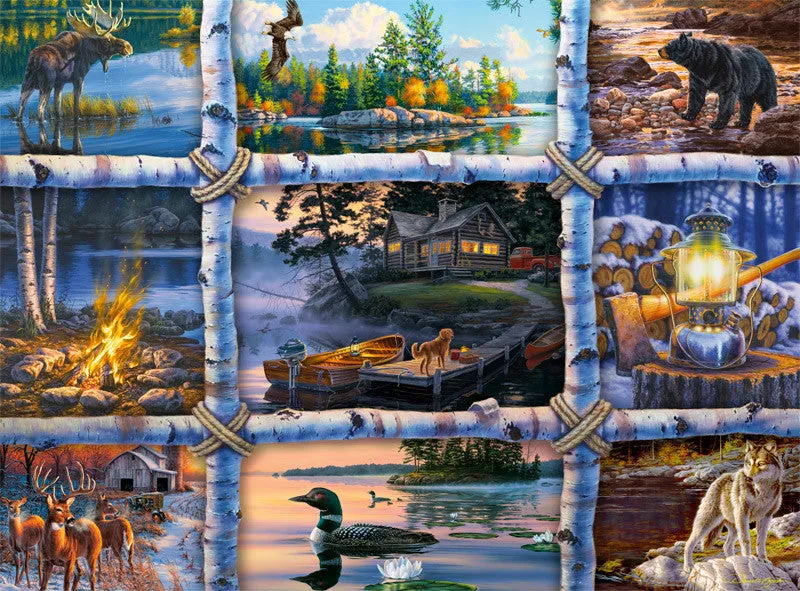 Buffalo Games Darrell Bush North Country puslespil 1000 brikker natur