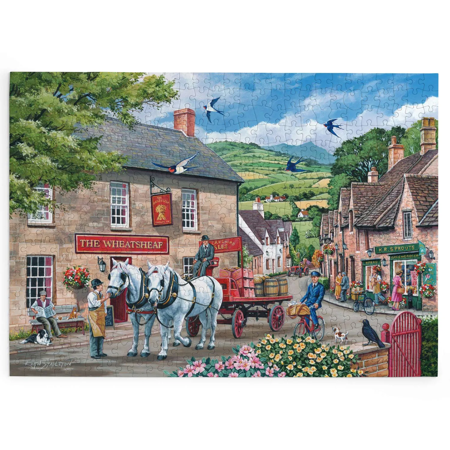 House of Puzzles Pulling Their Weight BIG puslespil 500