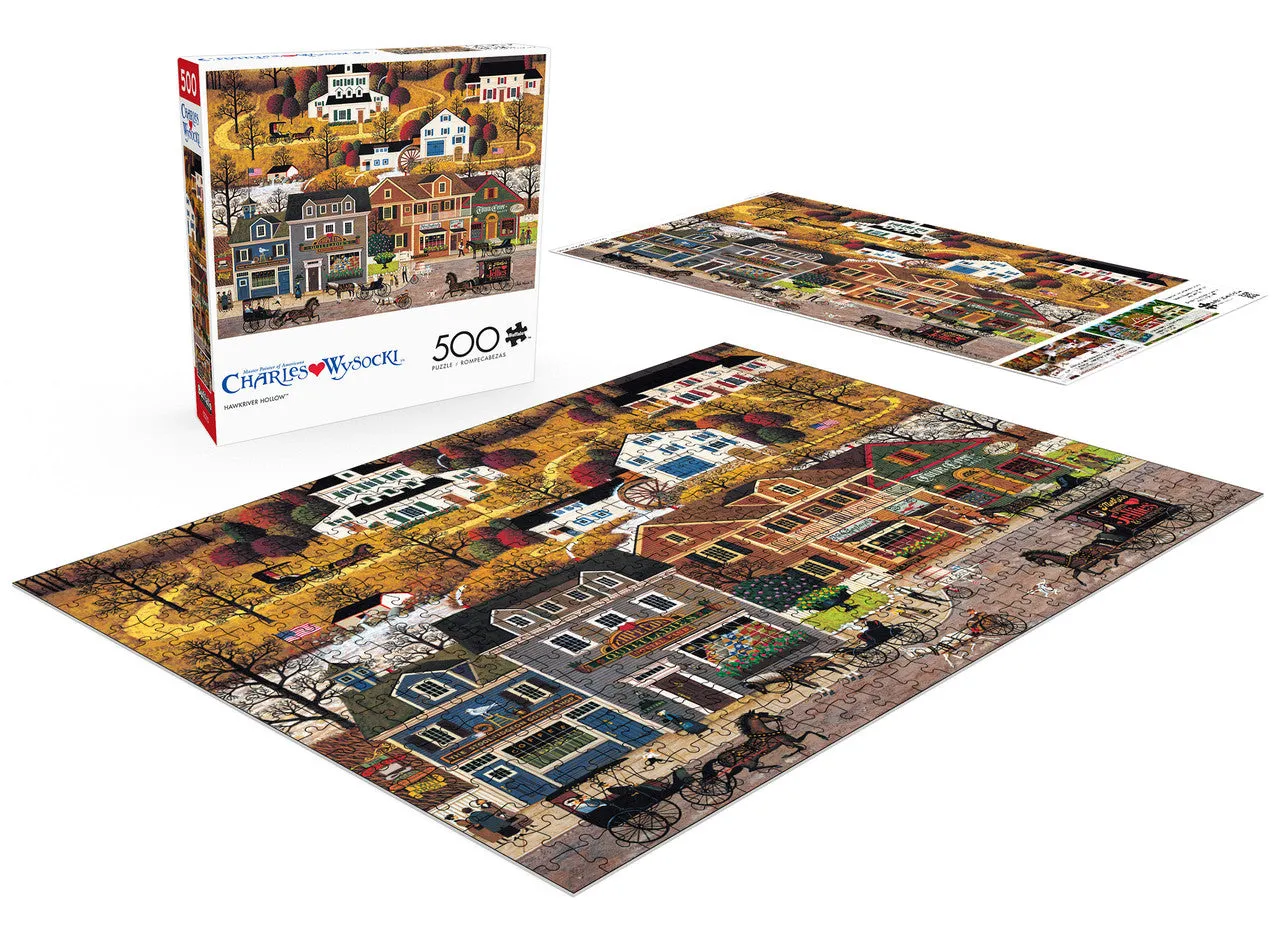 Buffalo Games Americana Hawk River Hollow puslespil 500 brikker