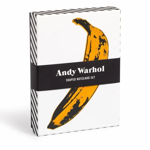 Galison Andy Warhol Notecard kortæske 8 formede kort
