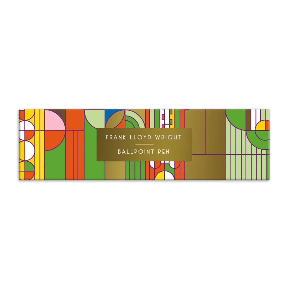 Galison Frank Lloyd Wright Saguaro kuglepen gaveæske sort