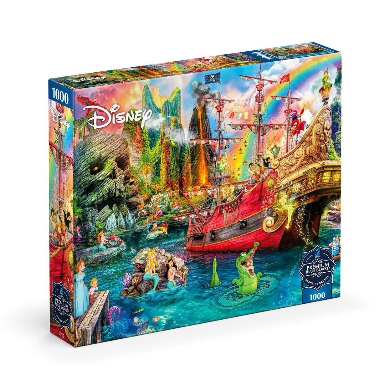 Buffalo Games Sapphire Select Peter Pan Mermaid Lagoon puslespil 1000 Disney
