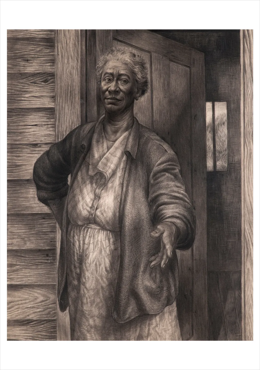 Pomegranate Charles White Strong Women kortæske 20 brevkort sort kunst