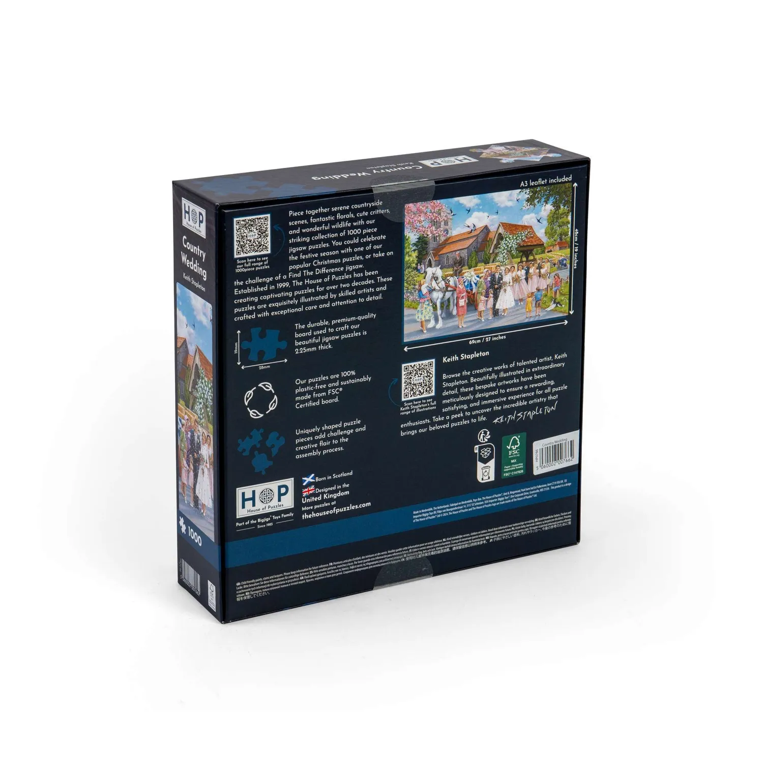 House of Puzzles Country Wedding puslespil 1000 brikker