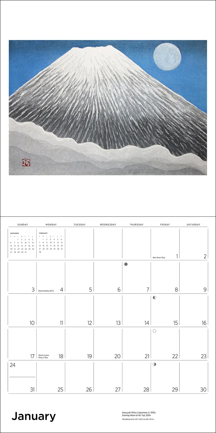 Pomegranate Serenity Ohtsu vægkalender 2027