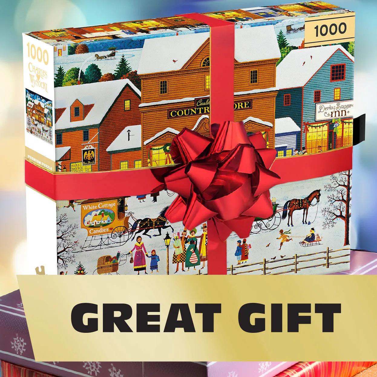 Buffalo Games Gold Cauldwell's Country Store puslespil 1000 brikker vinter
