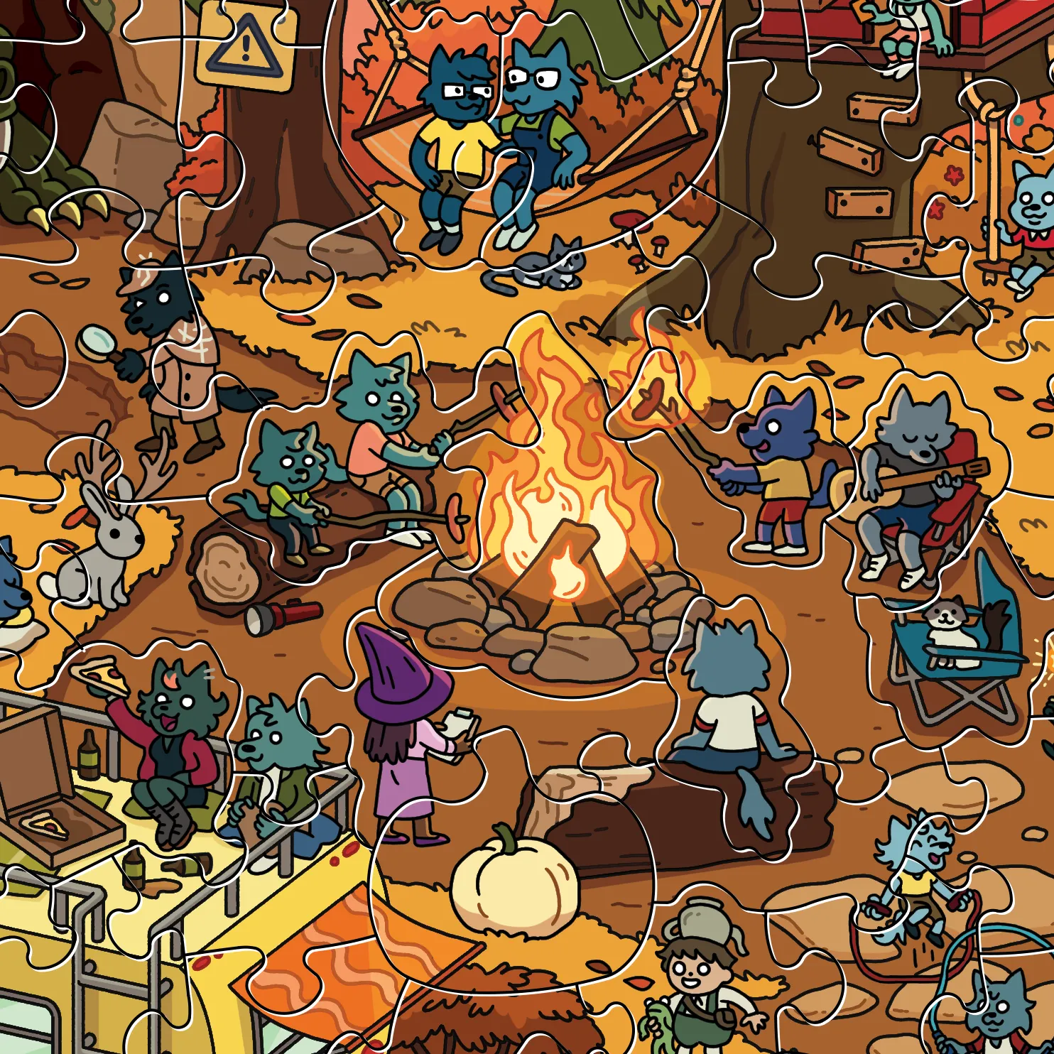 Magic Puzzle Company The Spooky Shire puslespil Halloween