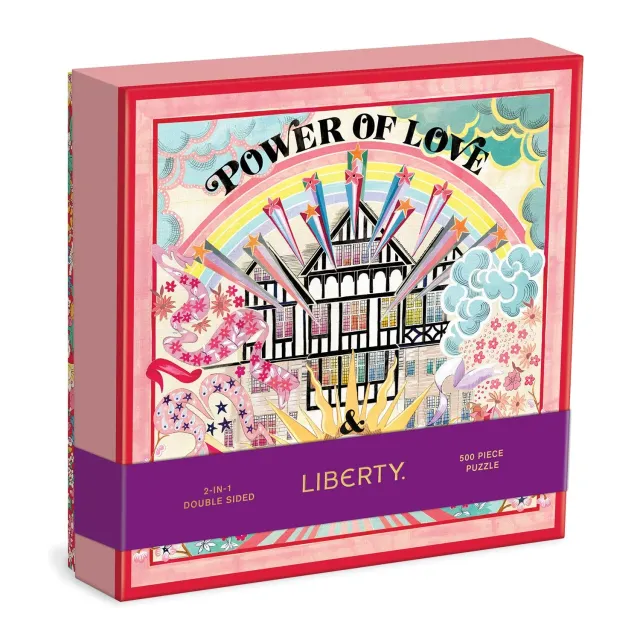Galison Liberty Power of Love puslespil 500 brikker dobbeltsidet