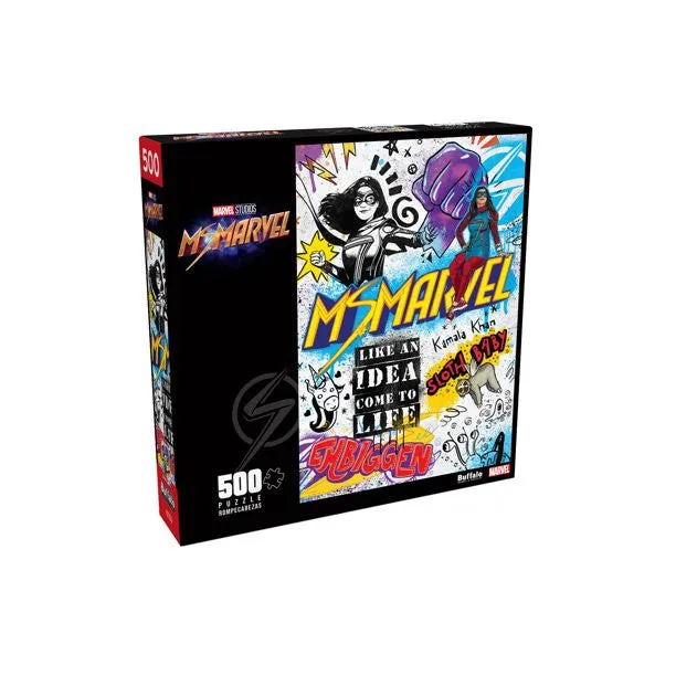 Buffalo Games Ms. Marvel puslespil 500 brikker superhelt