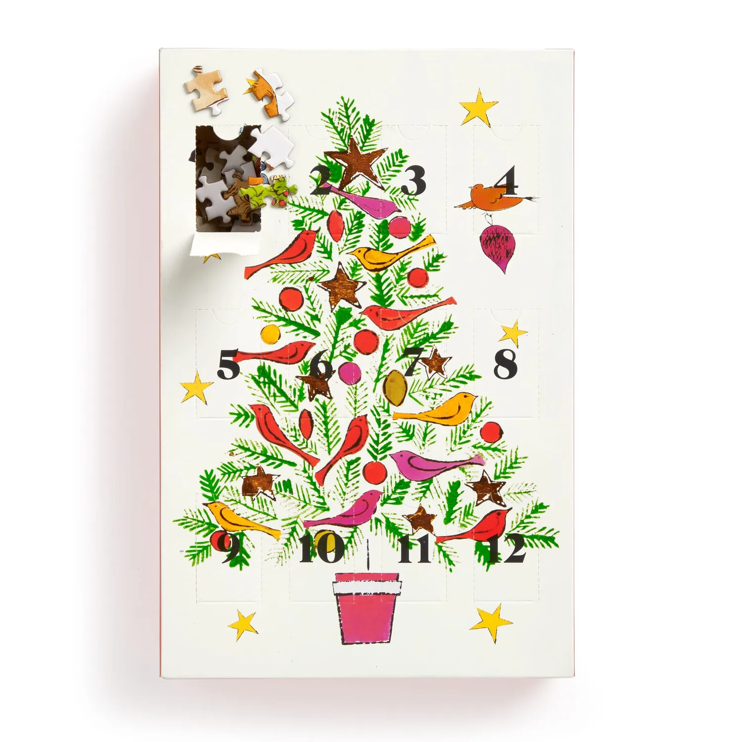 Galison Andy Warhol julekalender puslespil 12x80 brikker