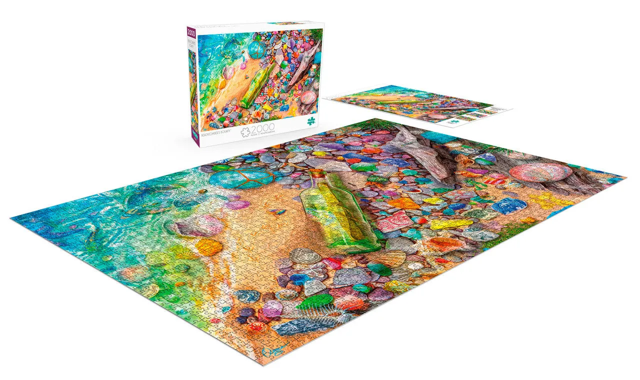 Buffalo Games Art of Play Beachcomber's Bounty puslespil 2000 brikker strand