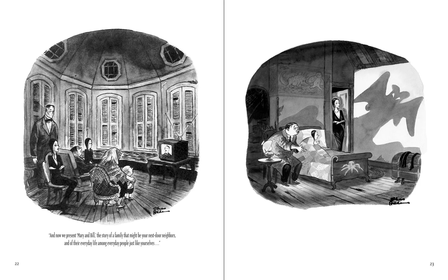 Pomegranate Charles Addams An Evilution bog Addams Family