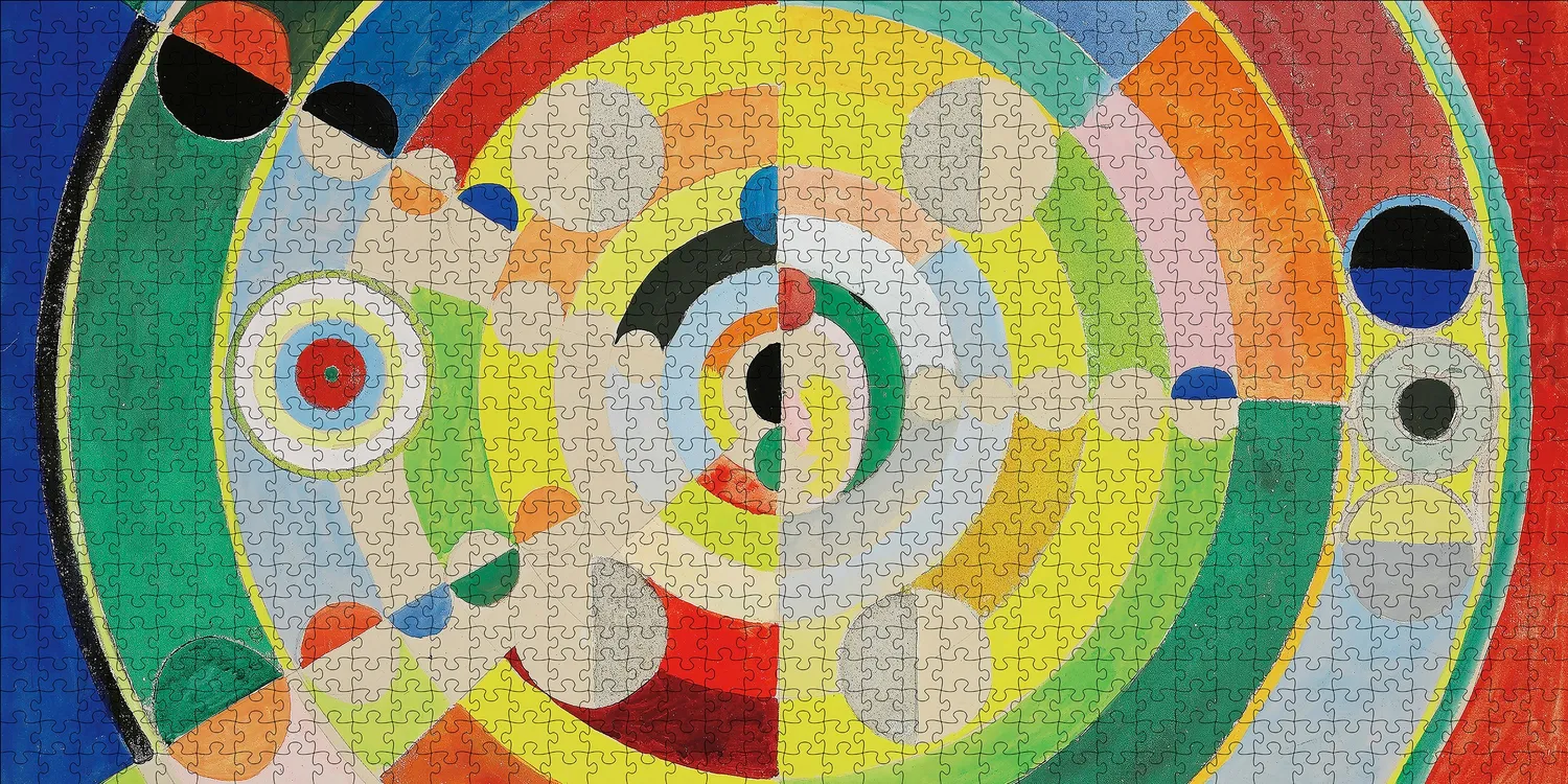 Pomegranate Delaunay Relief-disques puslespil 1000 brikker abstrakt