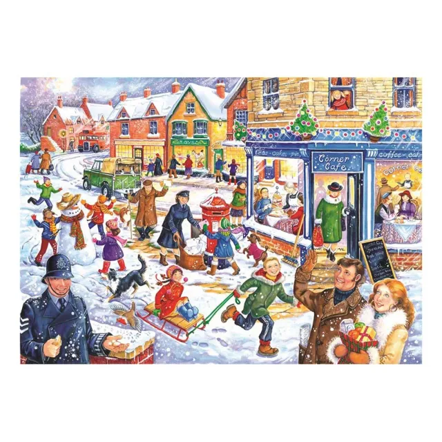 House of Puzzle BIG 250 Out In The Snow puslespil 250 brikker jul