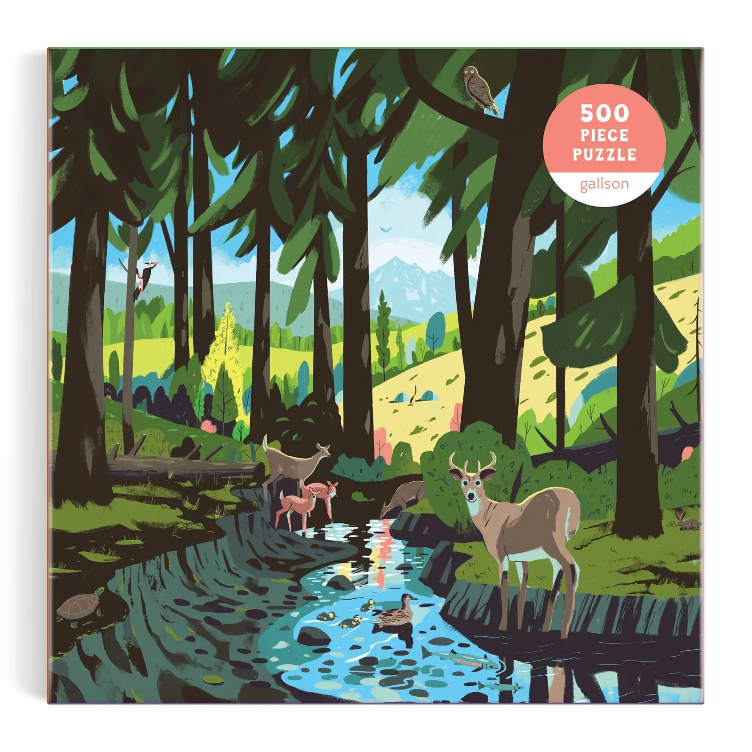 Good Puzzle Co. Woodland Pass puslespil 500 brikker skov