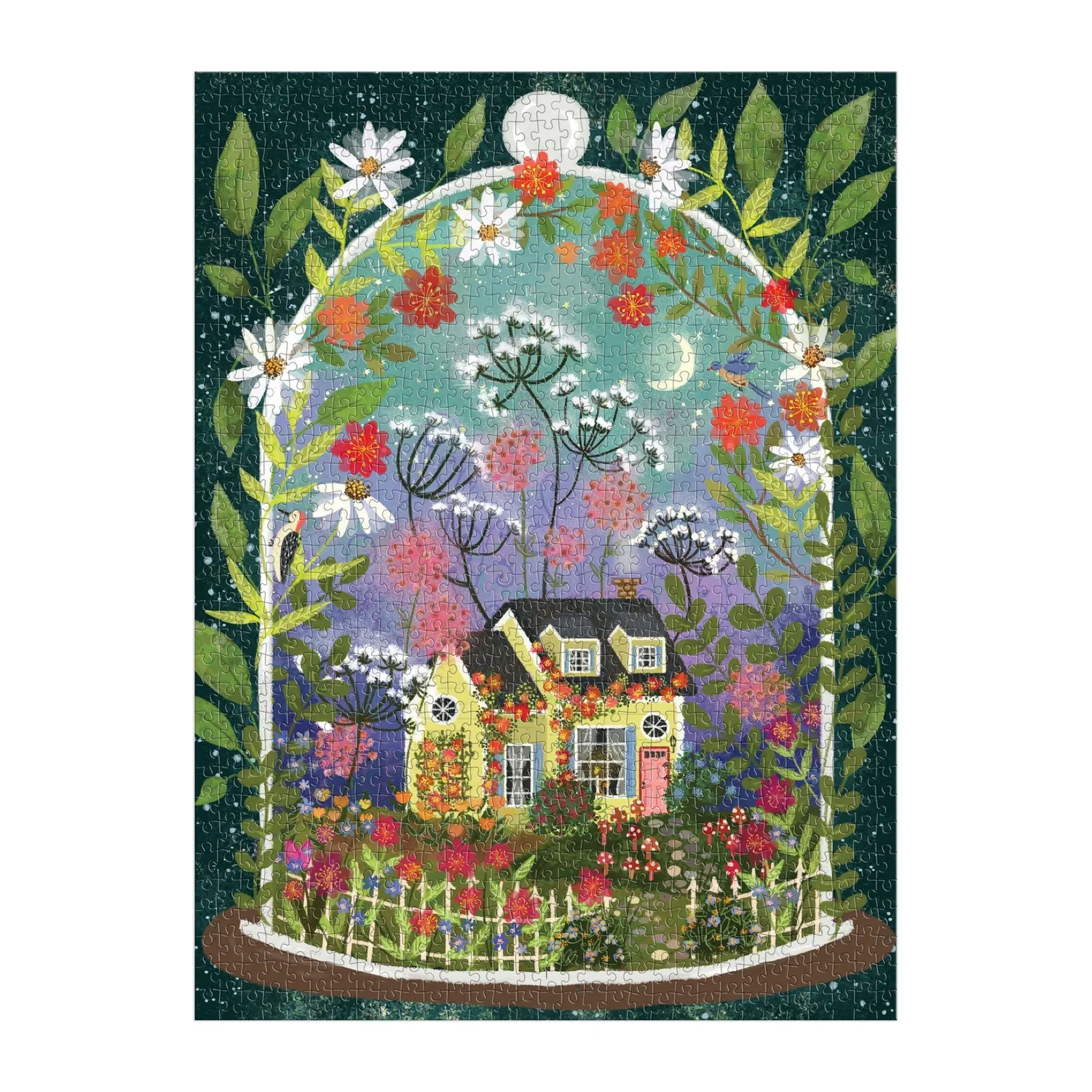 Good Puzzle Co. Joy Laforme Bloomarium puslespil 1000 brikker blomster