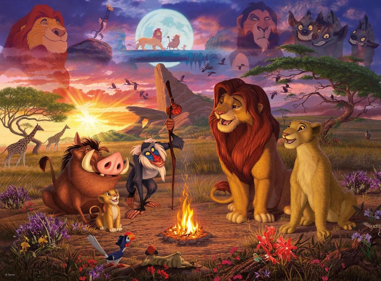 Buffalo Games Silver Select Disney Lion King puslespil 1000 brikker film
