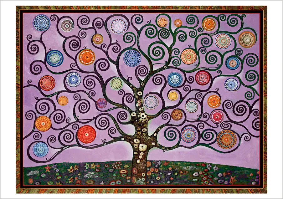 Pomegranate Paul Heussenstamm Mandala Trees kortæske mandala