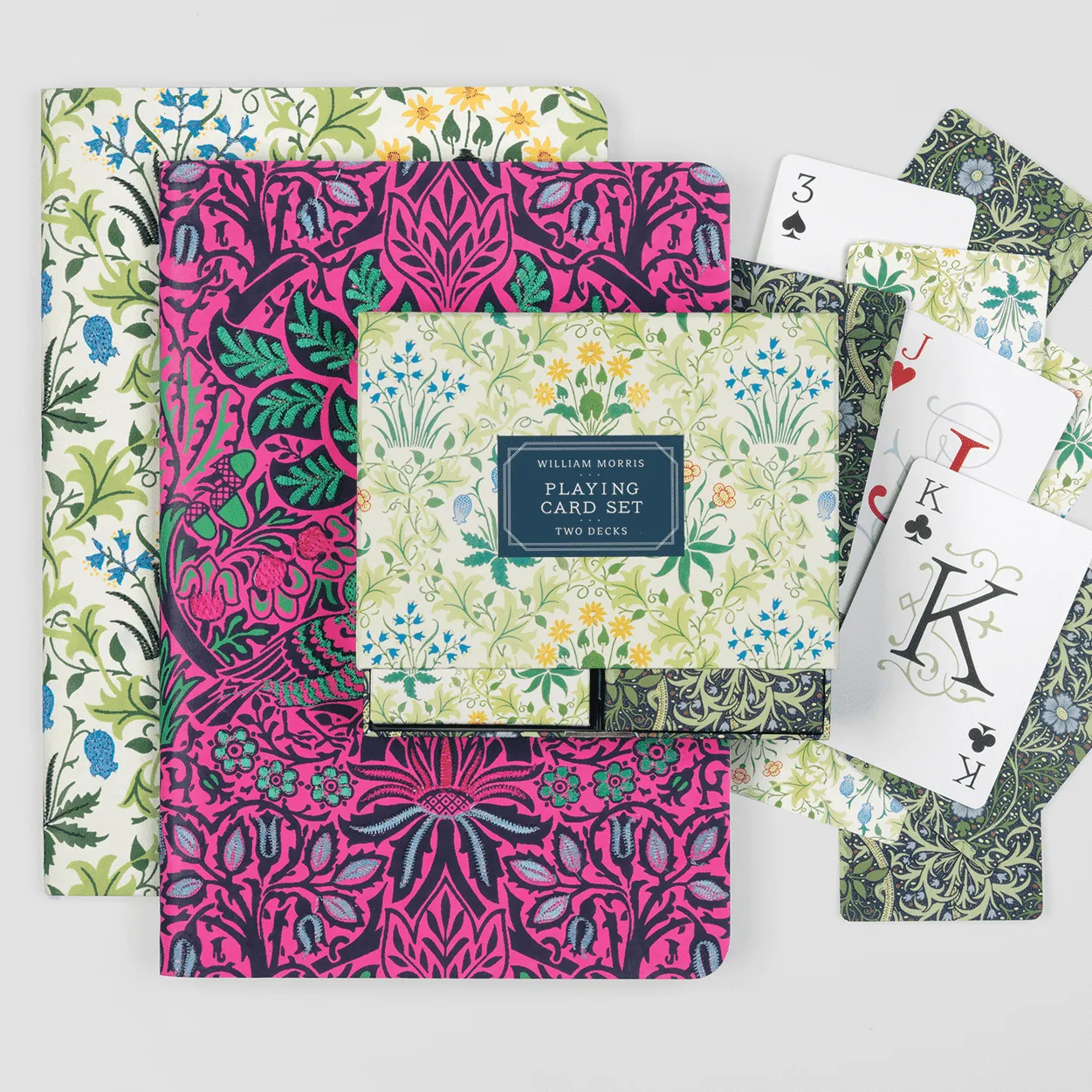 Good Puzzle Co. William Morris spillekort 2 sæt celandine