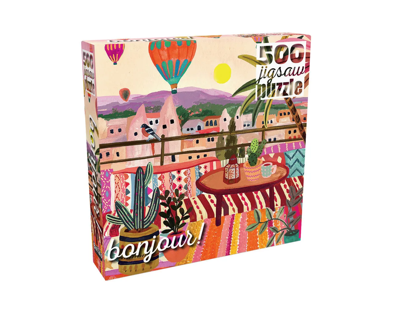 Buffalo Games Bonjour Cappadocia Turkey puslespil 500 brikker solnedgang