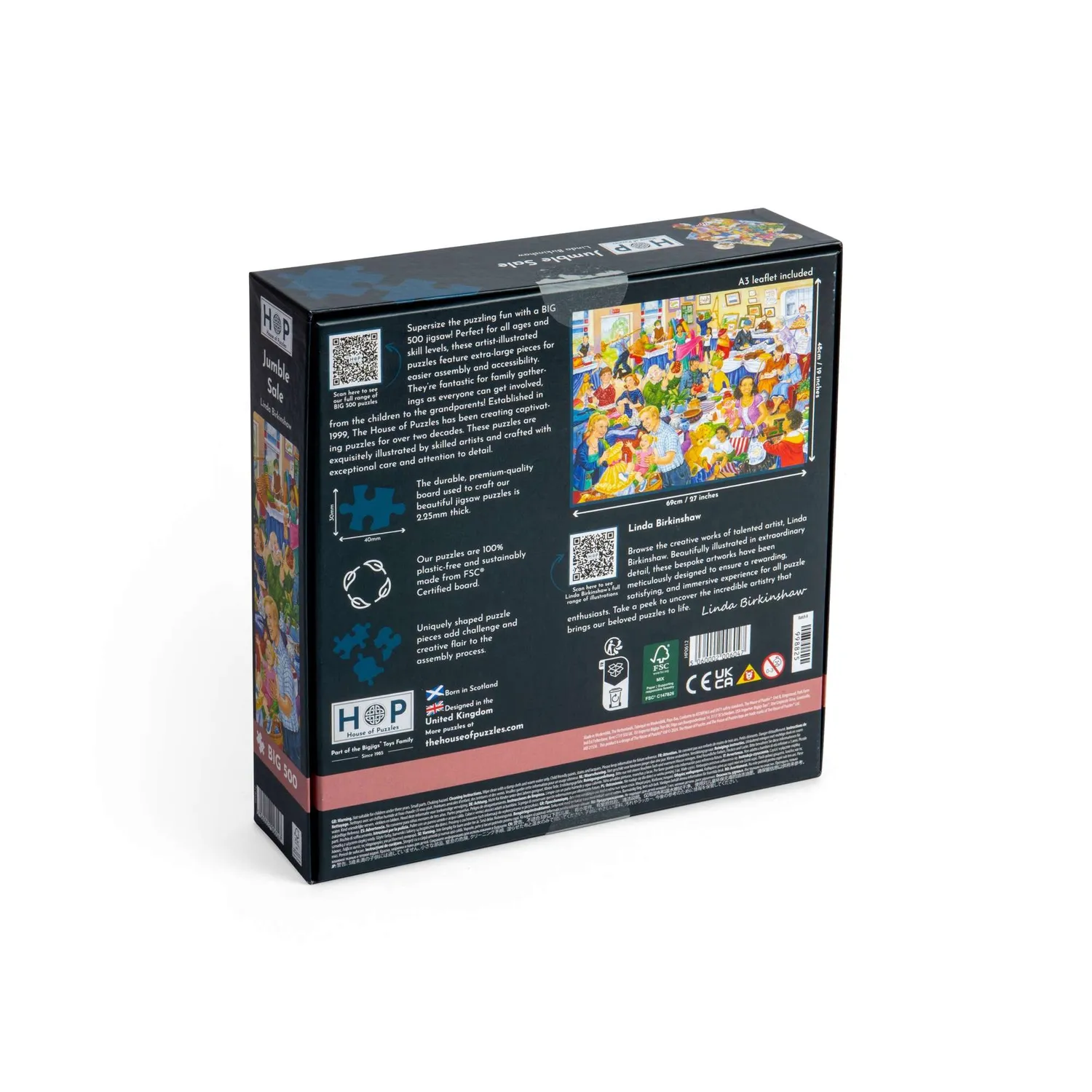 House of Puzzles BIG Jumble Sale puslespil 500 brikker lopper