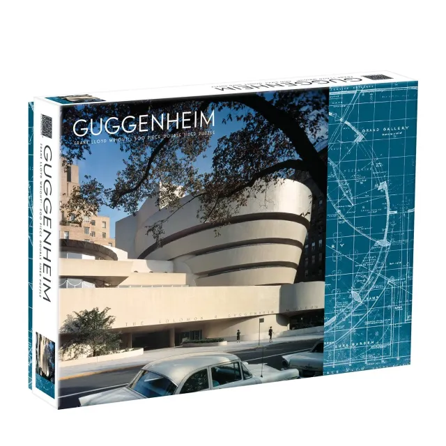 Good Puzzle Co. Frank Lloyd Wright Guggenheim puslespil 500 dobbelt