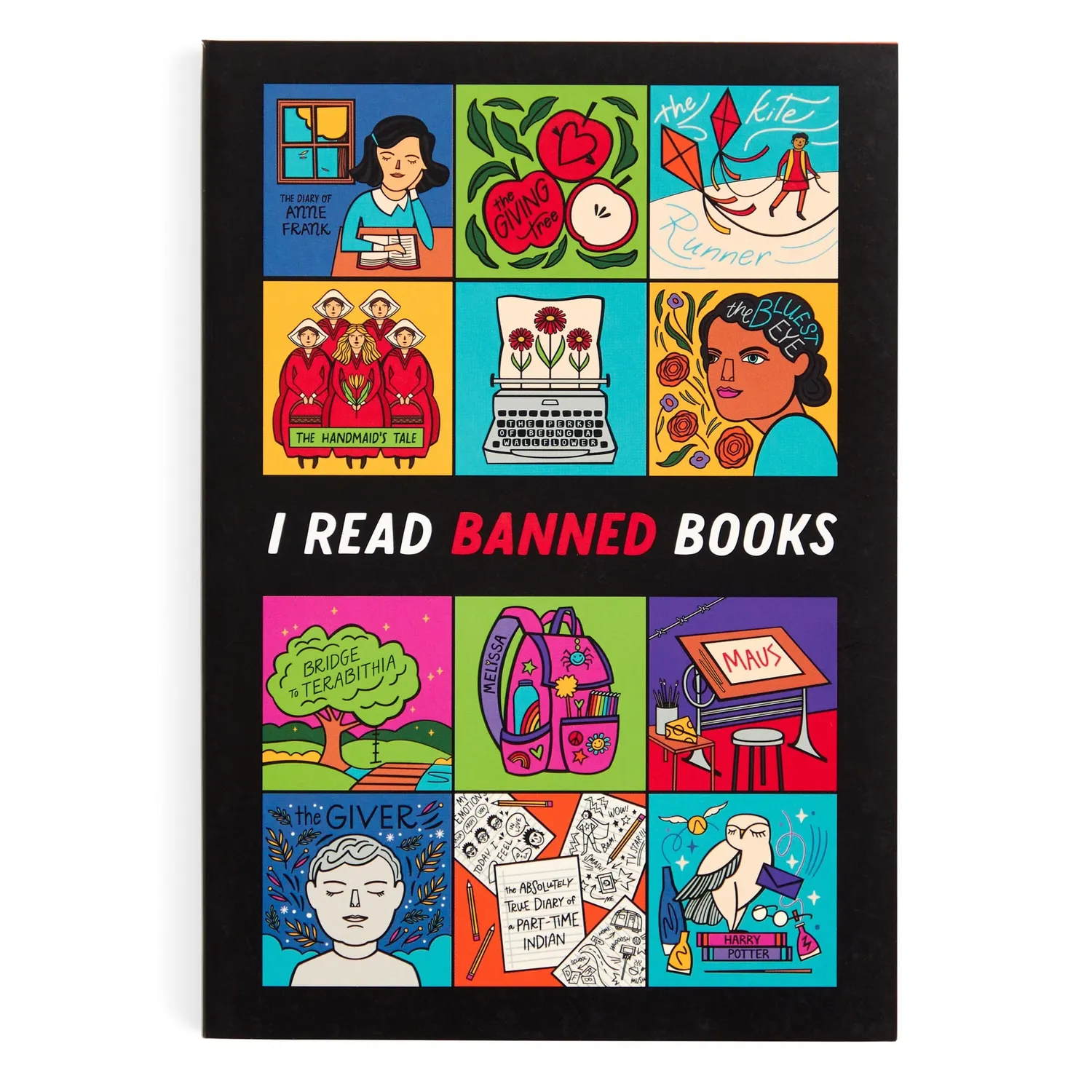 Good Puzzle Co. I Read Banned Books journal A5 linjeret