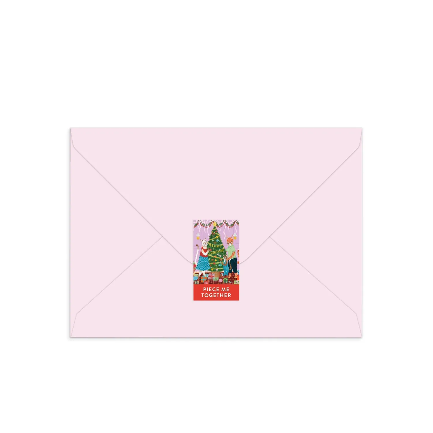 Galison Joanna Clay Meowy Christmas puslespilskort 60 brikker