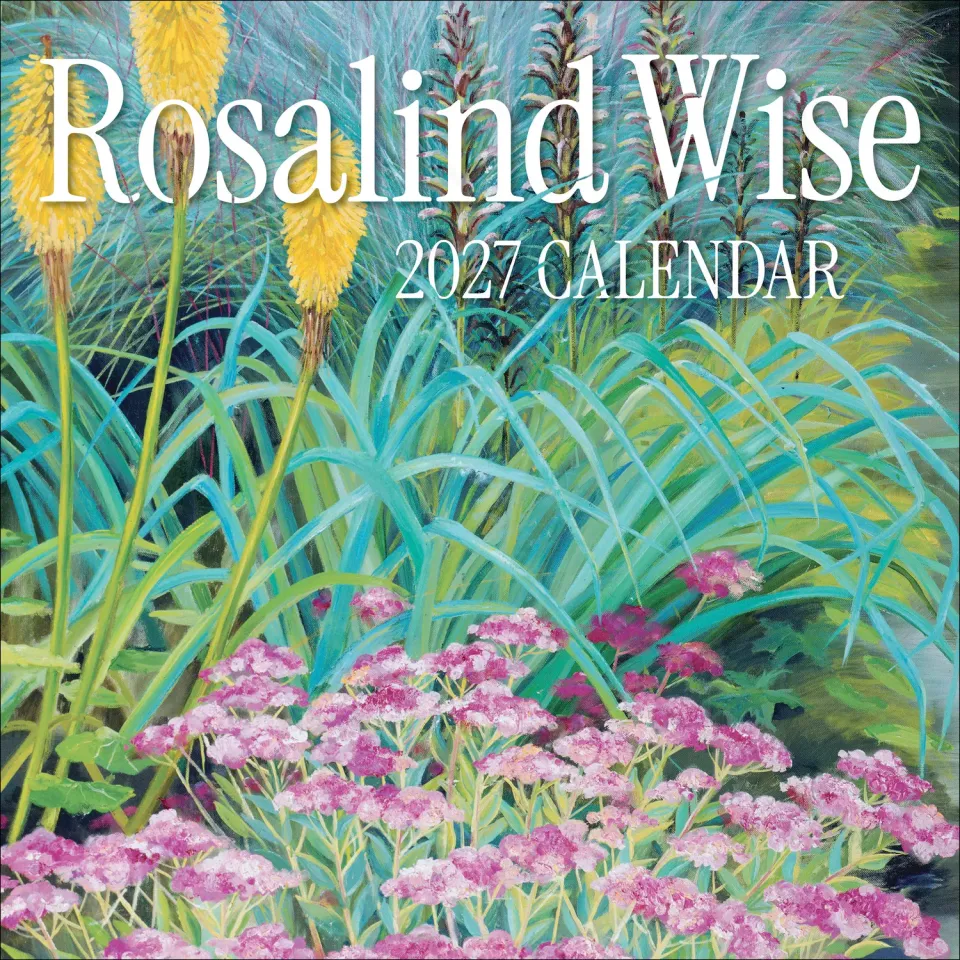 Pomegranate Rosalind Wise 2027 vægkalender blomster