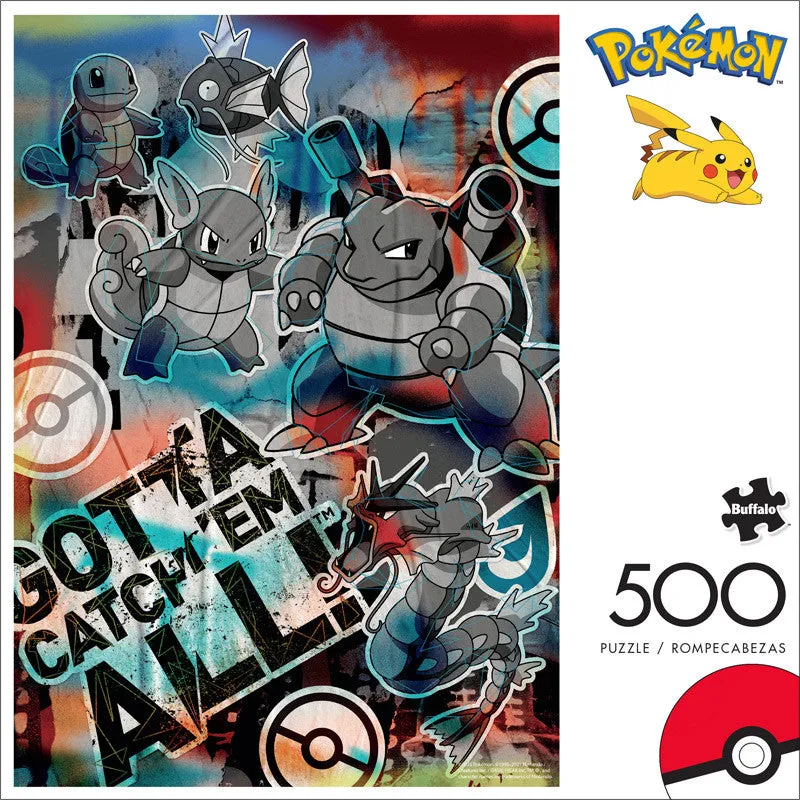 Buffalo Games Pokémon Squirtle puslespil 500 brikker