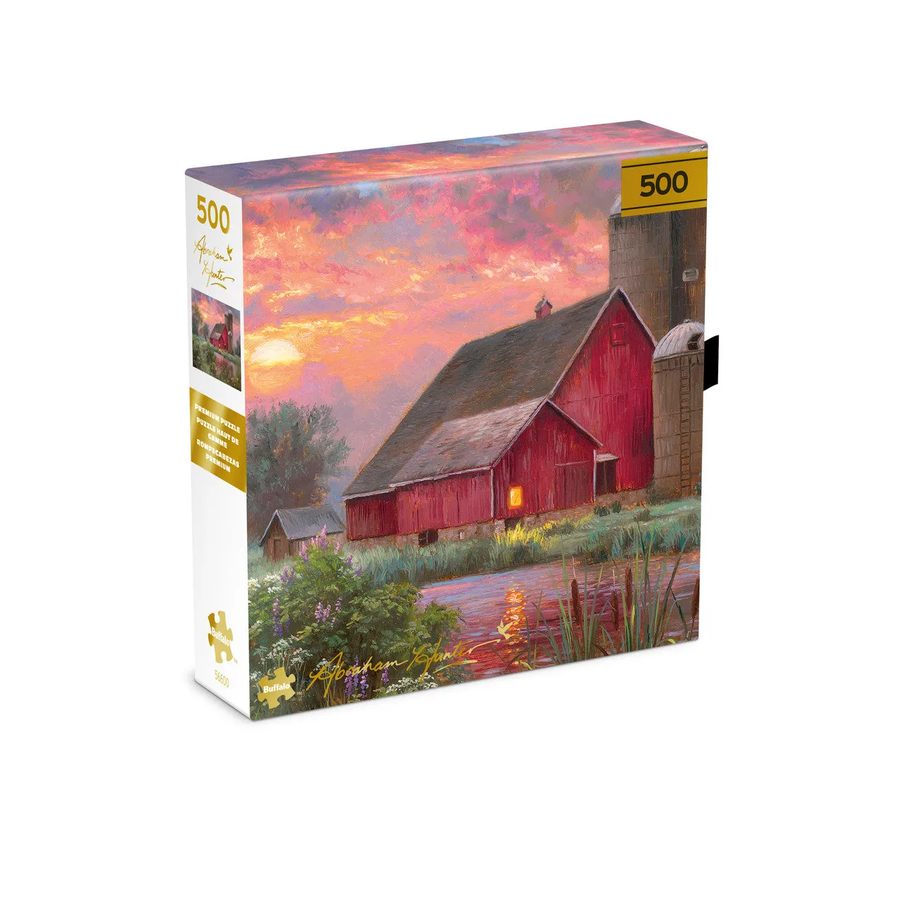 Buffalo Games Gold End of Day puslespil 500 brikker gaveæske