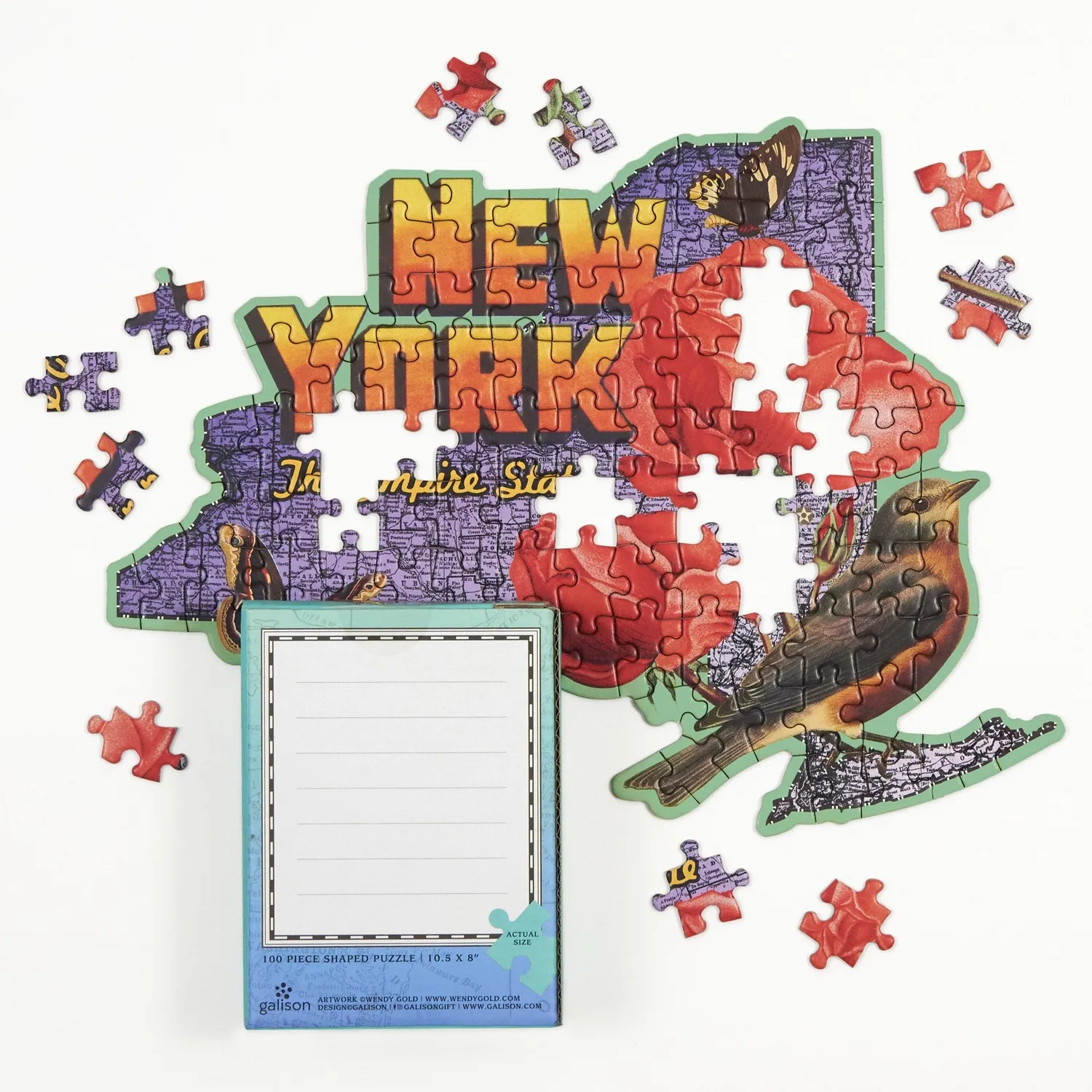 Good Puzzle Co. Wendy Gold New York Mini puslespil 100 brikker
