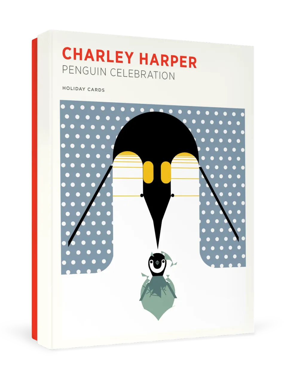 Pomegranate Charley Harper Penguin Celebration julekort 20 stk
