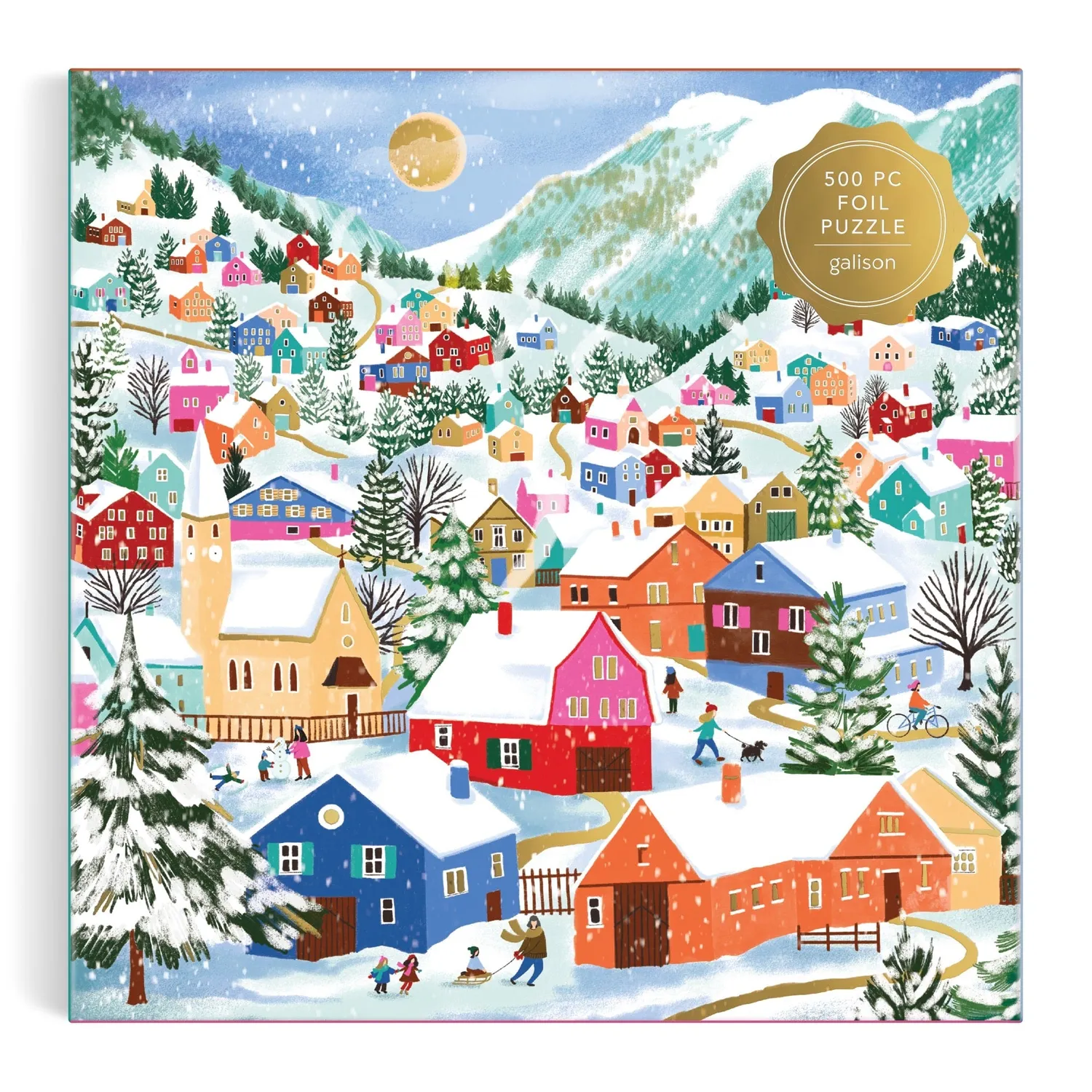 Good Puzzle Co. Swiss Alpine Village 500 puslespil foil