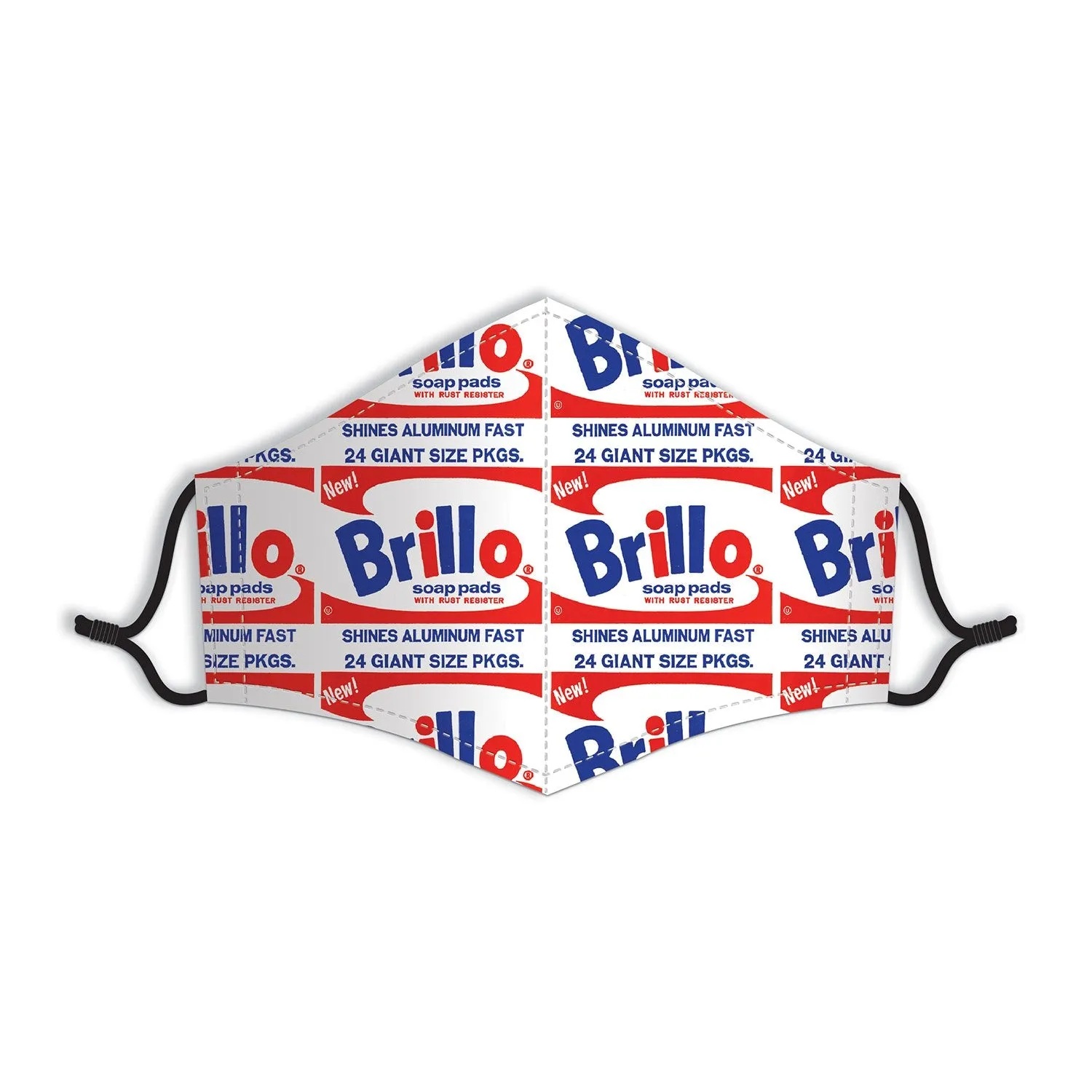 Good Puzzle Co. Andy Warhol Brillo ansigtsmaske bomuld