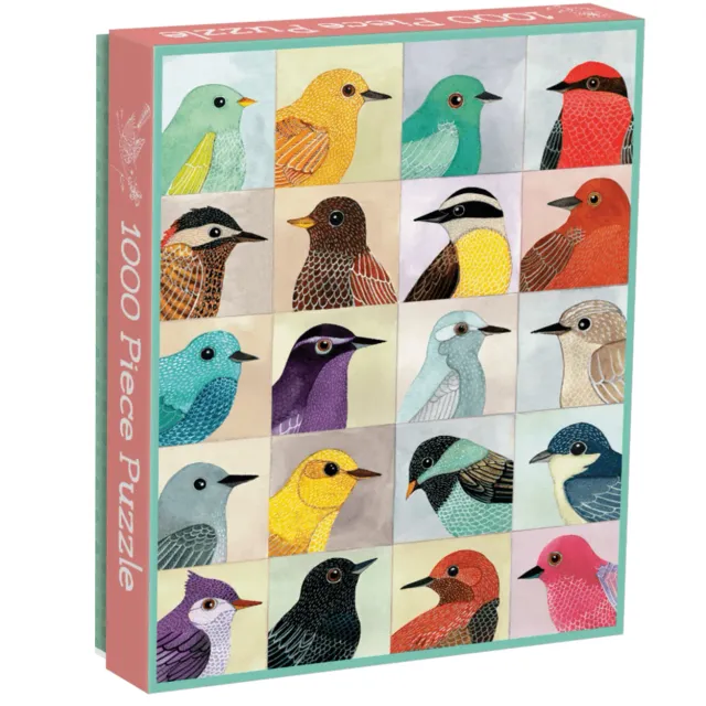 Galison Zlatkis Avian Friends puslespil 1000 brikker fugle