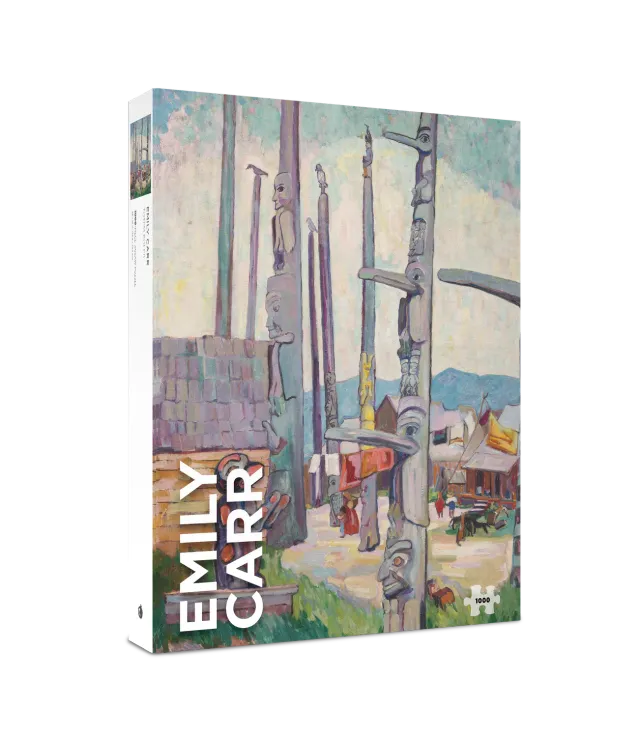 Pomegranate Emily Carr Totem Poles puslespil 1000 brikker kunst