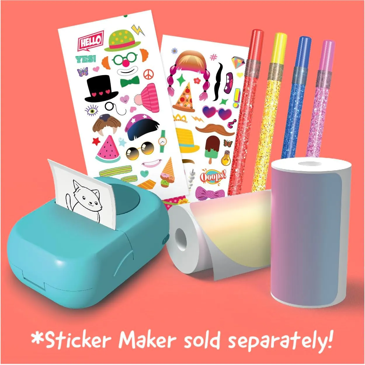 Buffalo Games Hello Blink Sticker Maker refill 80 glitter