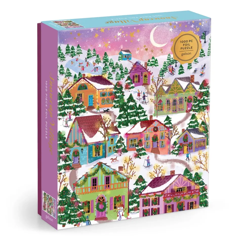 Joy Laforme Snowcap Village puslespil 1000 brikker folie
