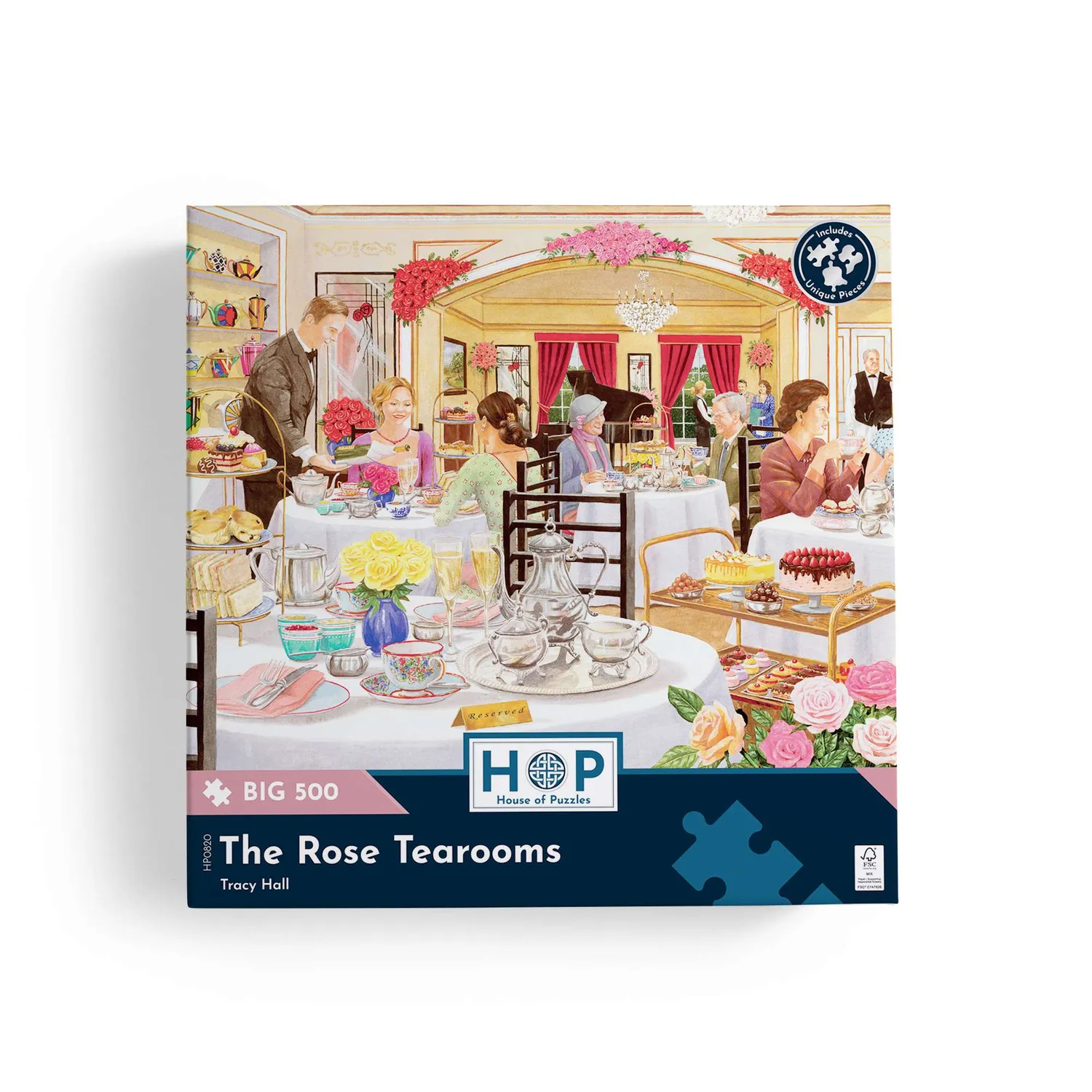 House of Puzzles The Rose Tearooms BIG 500 puslespil café