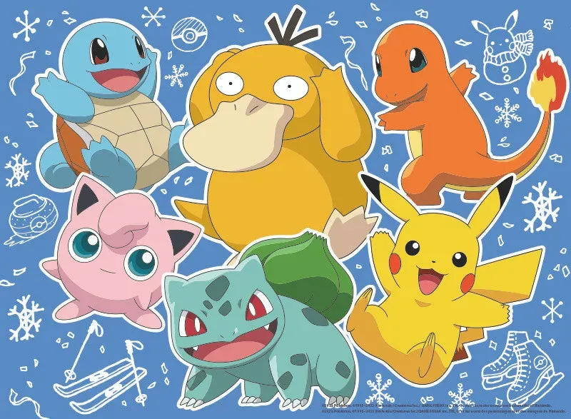 Buffalo Games Pokemon Kanto Holiday puslespil 100 brikker jul
